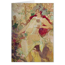 Redhead-Göttin Karten