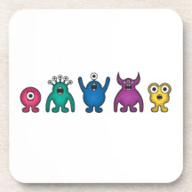 Regenbogen-alien-Monster Getränke Untersetzer