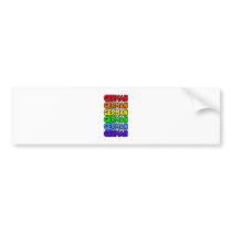 Regenbogen-Deutscher autoaufkleber