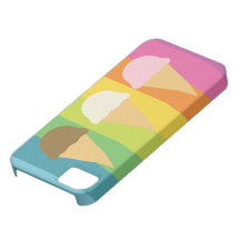 Regenbogen-Eistüten gestreifter iPhone 5 Fall iPhone 5 Etuis