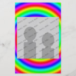 Regenbogen-Farben. Hell und bunt. Kundenspezifisch Bedruckte Flyer
