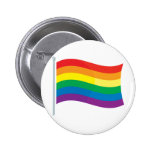 Regenbogen-Flagge Buttons