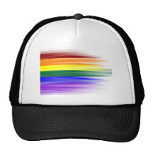 Regenbogen-Flaggen-Fernlastfahrer-Hüte Truckerkappen