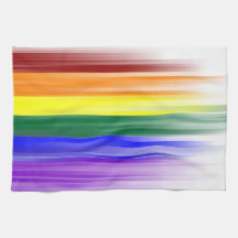 Regenbogen-Flaggen-Geschirrtuch Küchenhandtuch