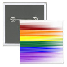 Regenbogen-Flaggen-Knopf (Quadrat) Buttons