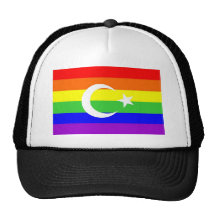 Regenbogen-Flaggenhomosexueller des Truthahnlandes Baseball Kappen
