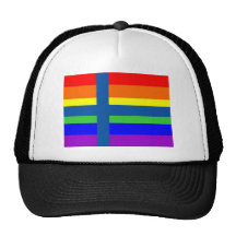 Regenbogen-Flaggenhomosexueller Finnland-Landes ho Retrocap