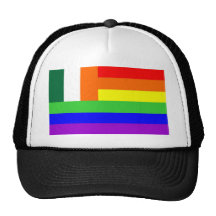 Regenbogen-Flaggenhomosexueller Irland-Landes homo Baseball Kappe