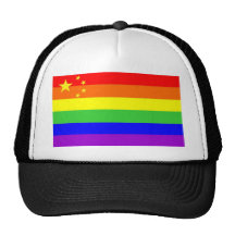 Regenbogen-Flaggenhomosexueller Kuba-Landes homose Mütze