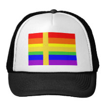 Regenbogen-Flaggenhomosexueller Schweden-Landes ho Trucker Mützen