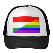 Regenbogen-Flaggenhomosexueller Ungarn-Landes homo Truckercap