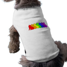 Regenbogen Frenchie Hunde Shirts