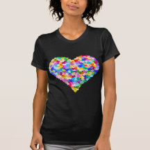 Regenbogen-HerzConfetti Shirt