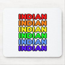 Regenbogen-Inder Mauspad