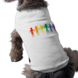 Regenbogen-Leute Hunde T Shirts