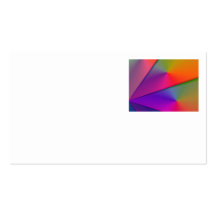 Regenbogen Origami - Indigo u. magentaroter Wirbel Visitenkarten