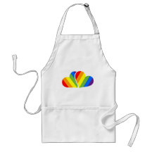 Regenbogen-Paare Schürzen