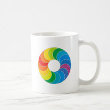 Regenbogen Ring rainbow donut Tassen