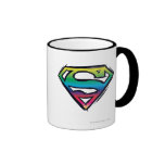 Regenbogen S-Schild Tee Tasse