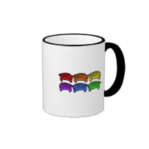 Regenbogen-Schildkröten Tee Haferl