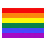 Regenbogen-Stolz-Flaggen-Einladung