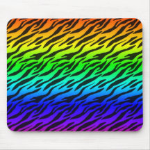 Regenbogen-StolzZebra Mousepad