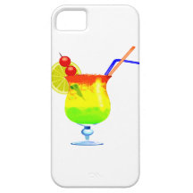 Regenbogen-tropisches Getränk iPhone 5 Etui