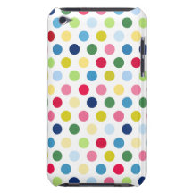 Regenbogen-Tupfen iPod Case-Mate Hülle