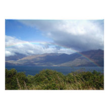 Regenbogen über See Wanaka, Neuseeland Ankündigung