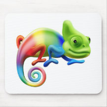 Regenbogenchamäleon Mousepads