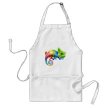 Regenbogenchamäleon Schürze