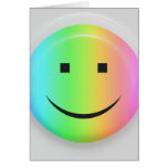Regenbogensmiley Karte