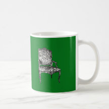 Regentschaftsstuhl im Grün Tasse
