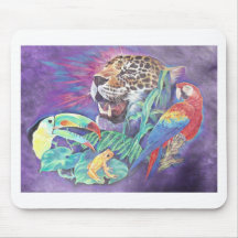 Regenwald-wild lebende Tiere in der Harmonie Mousepads