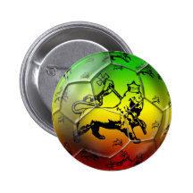 Reggae-Fußball - Rasta Fußball-Fußballteam Anstecknadelbuttons