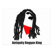 Reggae-König Postkarte