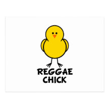 Reggae-Küken Postkarten