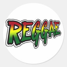 REGGAE RUNDE AUFKLEBER