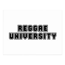 Reggae-Universität Postkarte