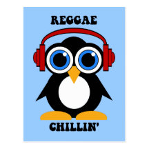 Reggaemusik Postkarte