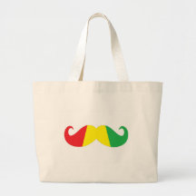 Reggaeschnurrbart Einkaufstasche