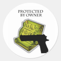 Registrierkasse vorbei geschützt sticker