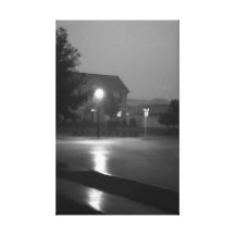 Regnerische Nacht Galerie Gefaltete Leinwand