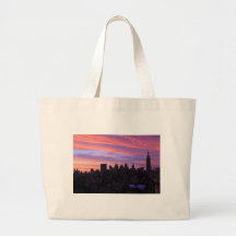 Reich-Staats-Gebäude-roter weißer blauer, rosa Him Tasche