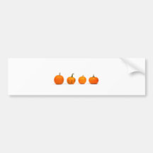Reihe der Kürbise Autosticker