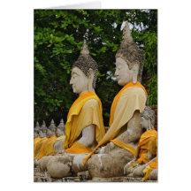 Reihe von Buddha-Statuen, Wat Yai Chaya Mongkol Karte