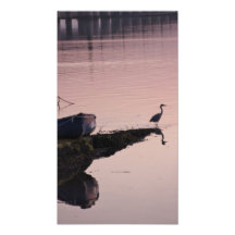 Reiher durch das Wasser Kunstfotos