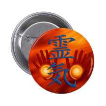 Reiki Hände Anstecknadelbuttons