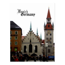 Reise-Andenken Münchens Deutschland Postkarte