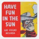 Reise-Cowboy Las Vegass Nevada Sticker